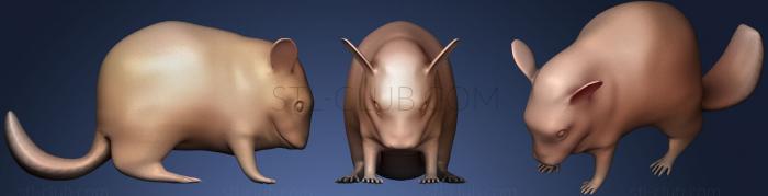 3D model Chinchilla (STL)